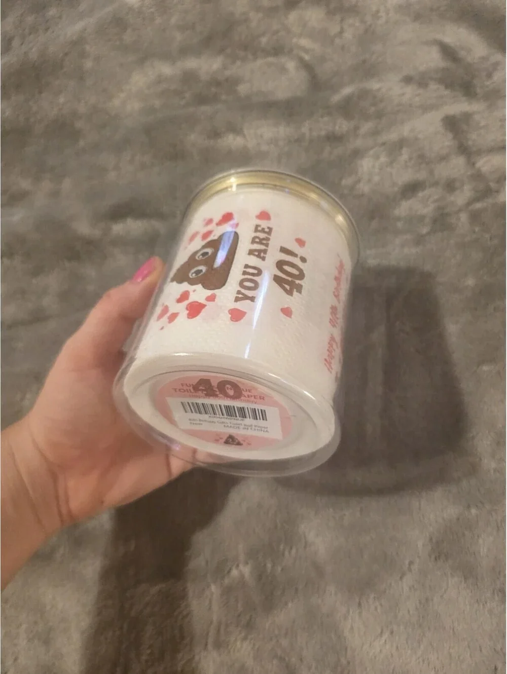Holy Crap You Are 40 Toilet Paper Roll